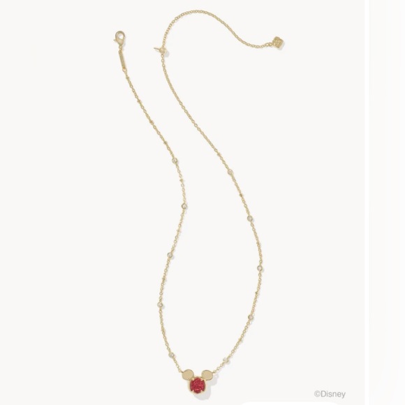 Disney | Kendra Scott Gold Mickey Mouse Short Pendant - Picture 3 of 6